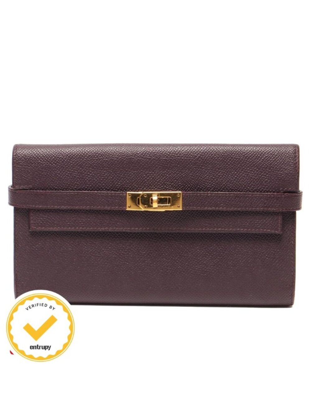 Hermes Wallet Gold Kelly - Picture 1 of 10
